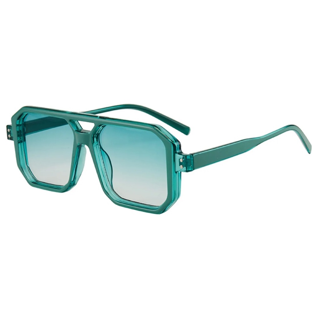 ‼️NEW Trendy Retro Square Aviator Sunglasses - Picture 3 of 7